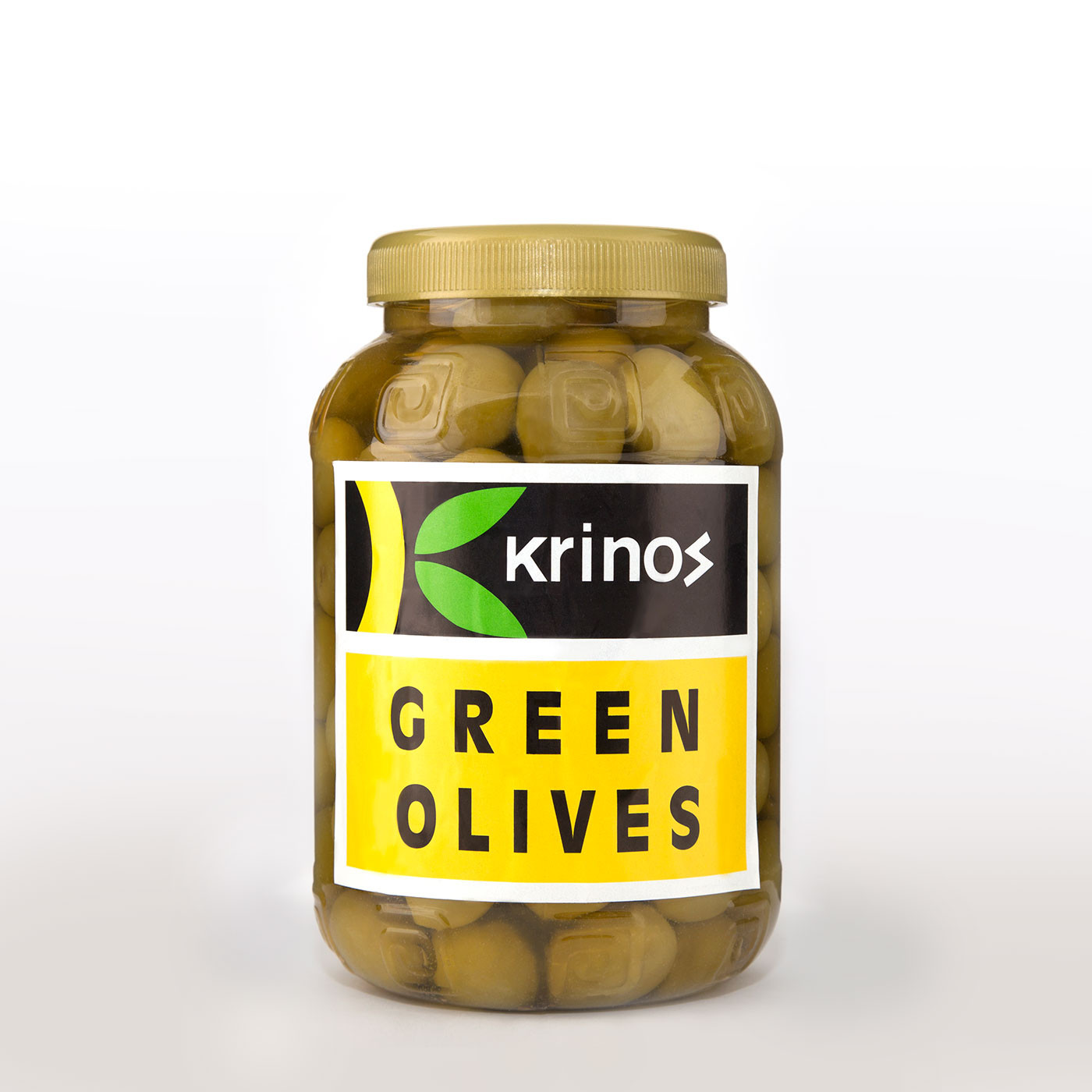 Ελιές Πράσινες σε άλμη "Krinos" 1 kg