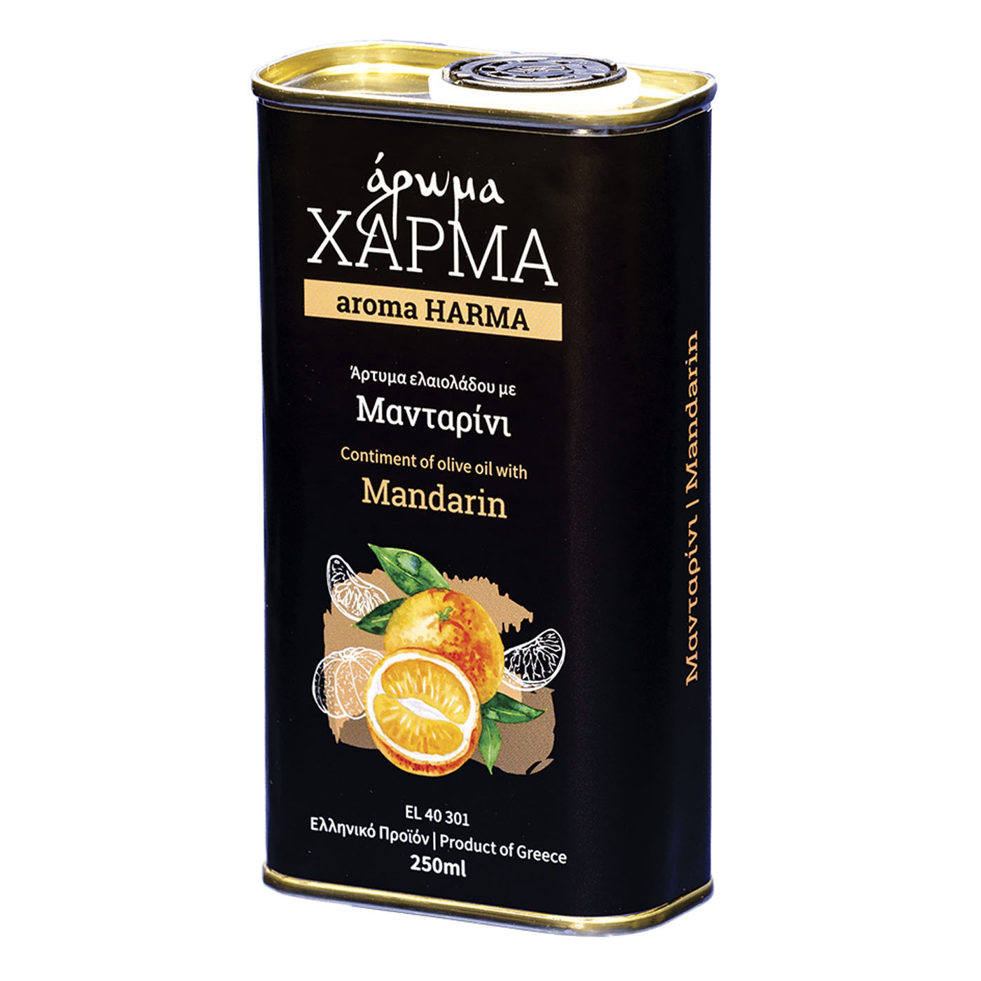 Άρτυμα ελαιόλαδου με μανταρίνι "άρωμα Χάρμα" 250 ml