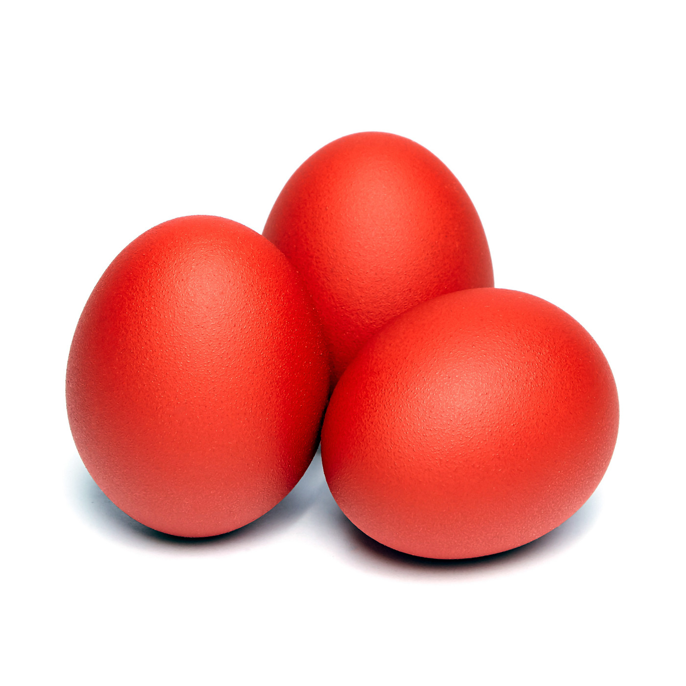 Βαμμένα κόκκινα αυγά ελευθέρας  βοσκής Βαρνάβα